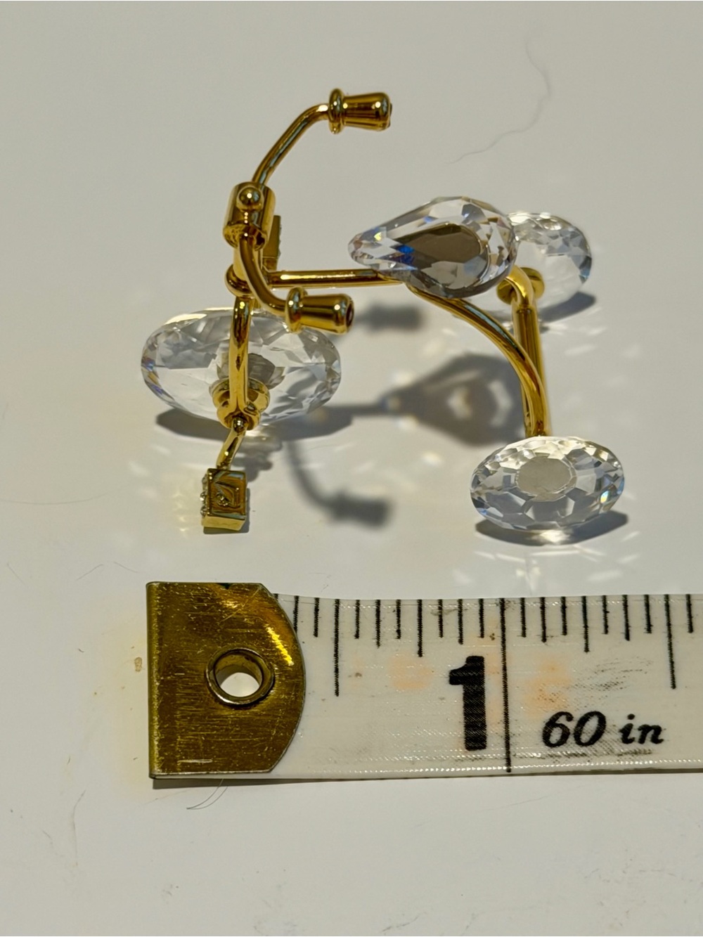 Swarovski Crystal Memories Tricycle Gold ~ Classic Retired #219198 - Picture 14 of 16